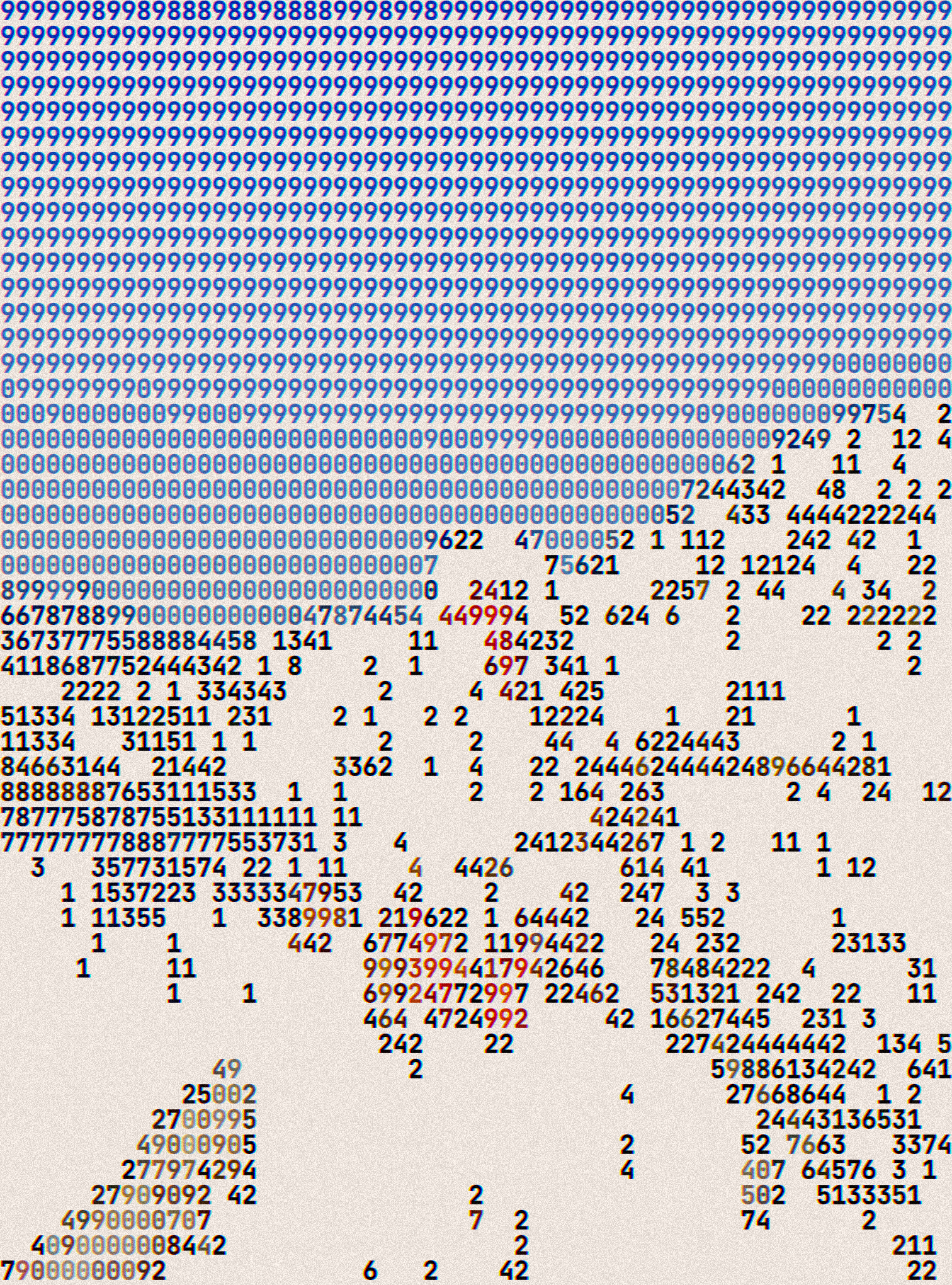 ASCII rendering of the photo